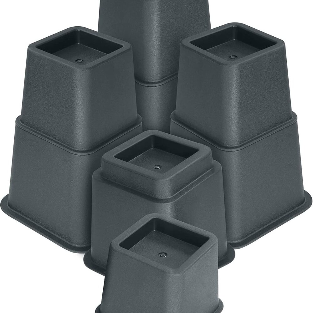 Utopia Bedding Adjustable Bed Furniture Risers - Elevation in Heights 3, 5 or 8